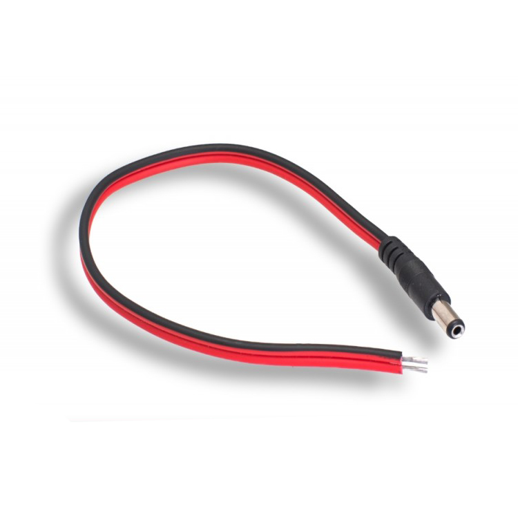 DC Power Lead male, pigtail for CCTV camera power (image for) DC Power Lead male, pigtail for CCTV camera power